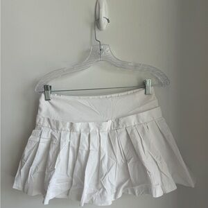 Zara White Skater Skirt